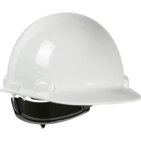 Pip Dynamic Dom Cap Style Dome Hard Hat HDPE Shell, 6-Pt Suspension, Rachet Adjustment, White 280-HP341SR-01